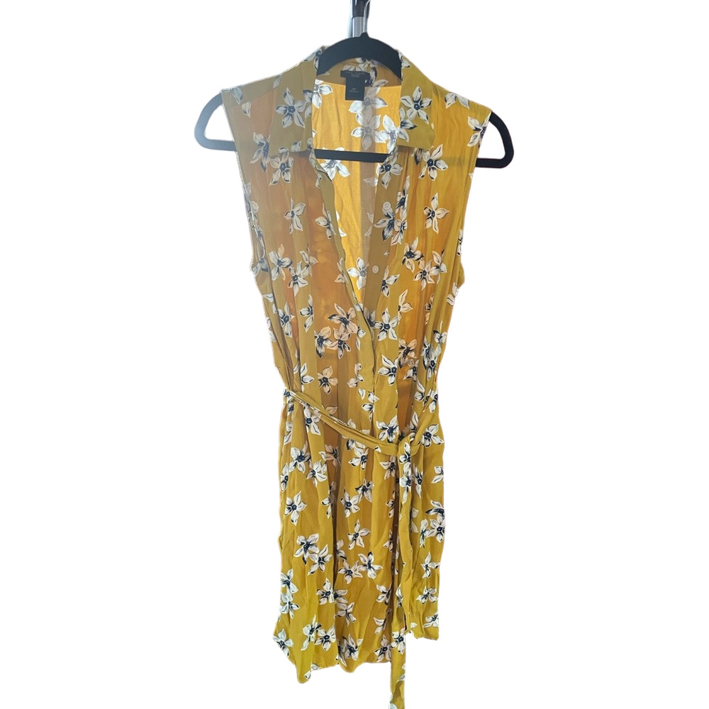 Ann Taylor Floral Wrap Dress
